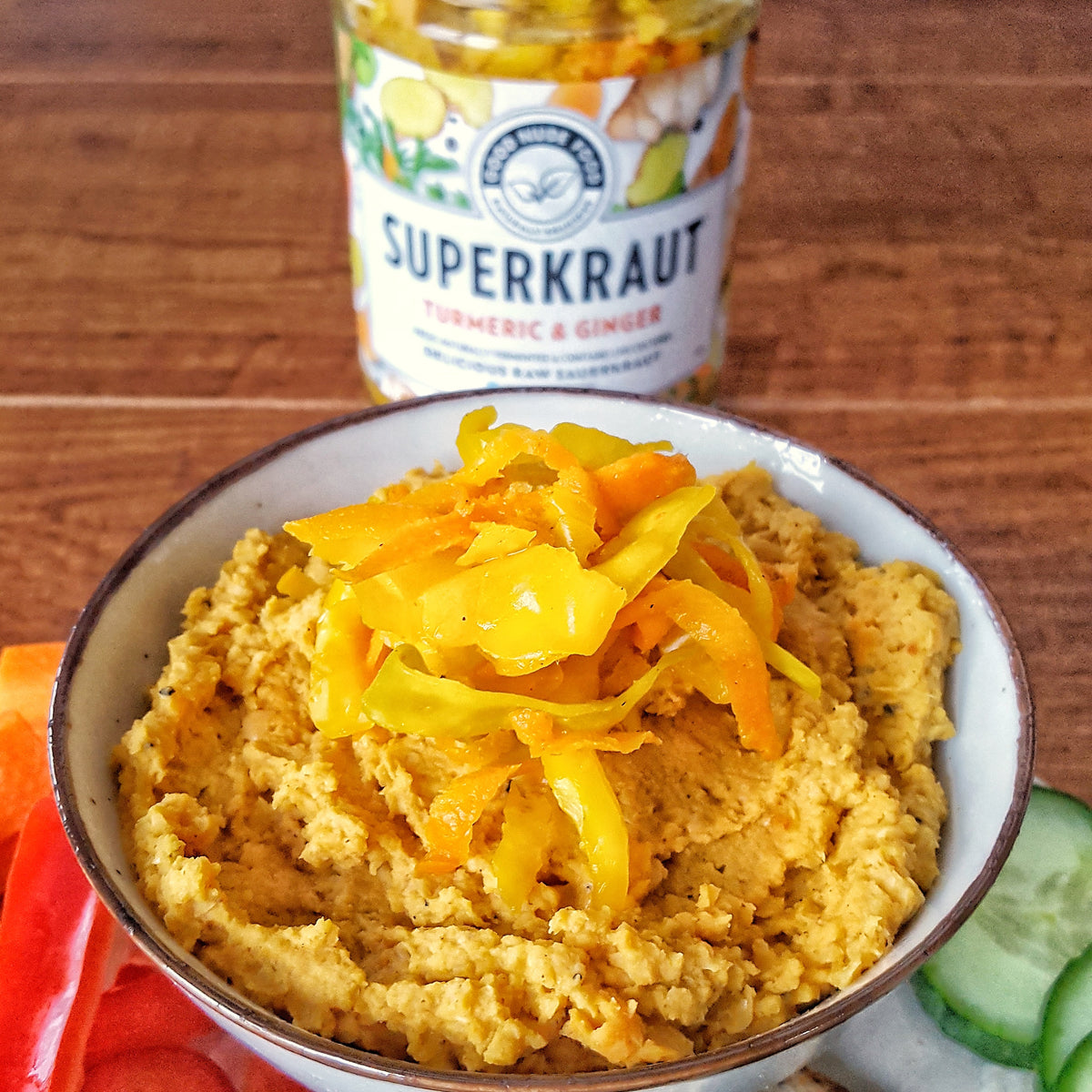 Turmeric, Ginger & Sweet Potato Hummus – Good Nude Food