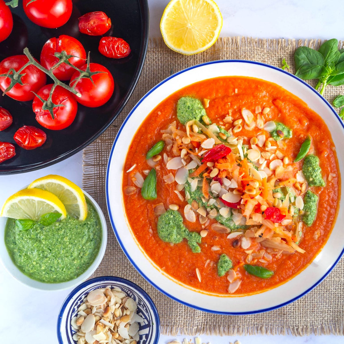 Roasted Tomato & Red Pepper Soup – Good Nude Food