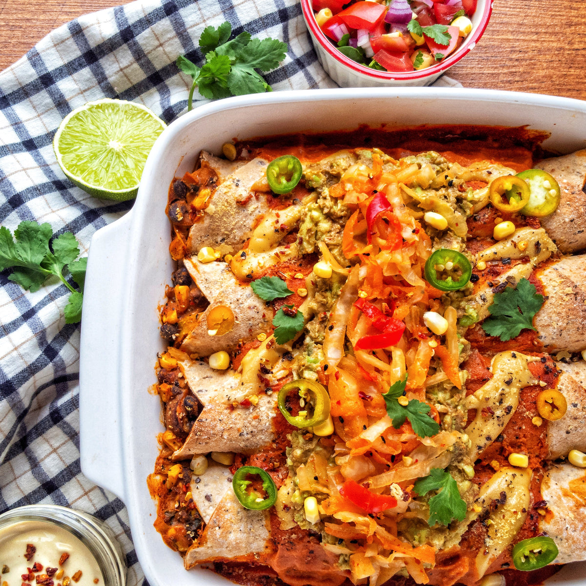 Vegan Enchiladas – Good Nude Food