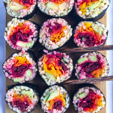 Vegan Rainbow Sushi
