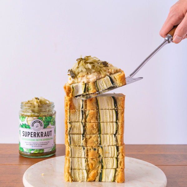 Courgette zucchini bread 