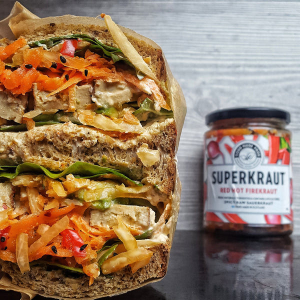 Smokey Tofu & Veg Sandwich with Chipotle Ailoli