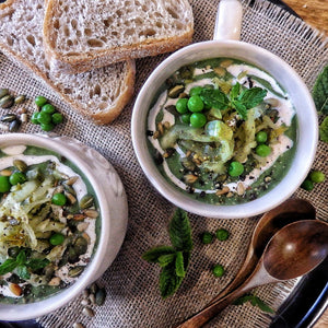 Supergreens, Pea & Mint Soup
