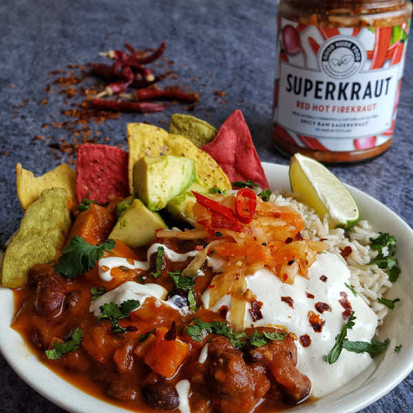 Sweet Potato & Bean Chilli