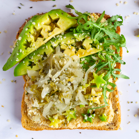 Avocado & Hummus Toast