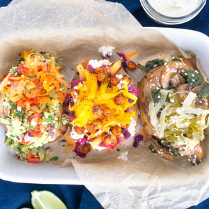 Gut Healthy Recipe - Baked Potato 3 Ways