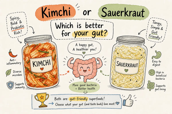 KIMCHI V SAUERKRAUT: WHICH IS BETTER FOR YOUR GUT?