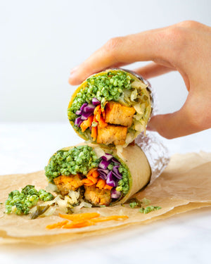 Supergreens Tempeh Wrap
