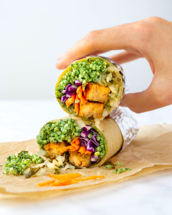 Supergreens Tempeh Wrap